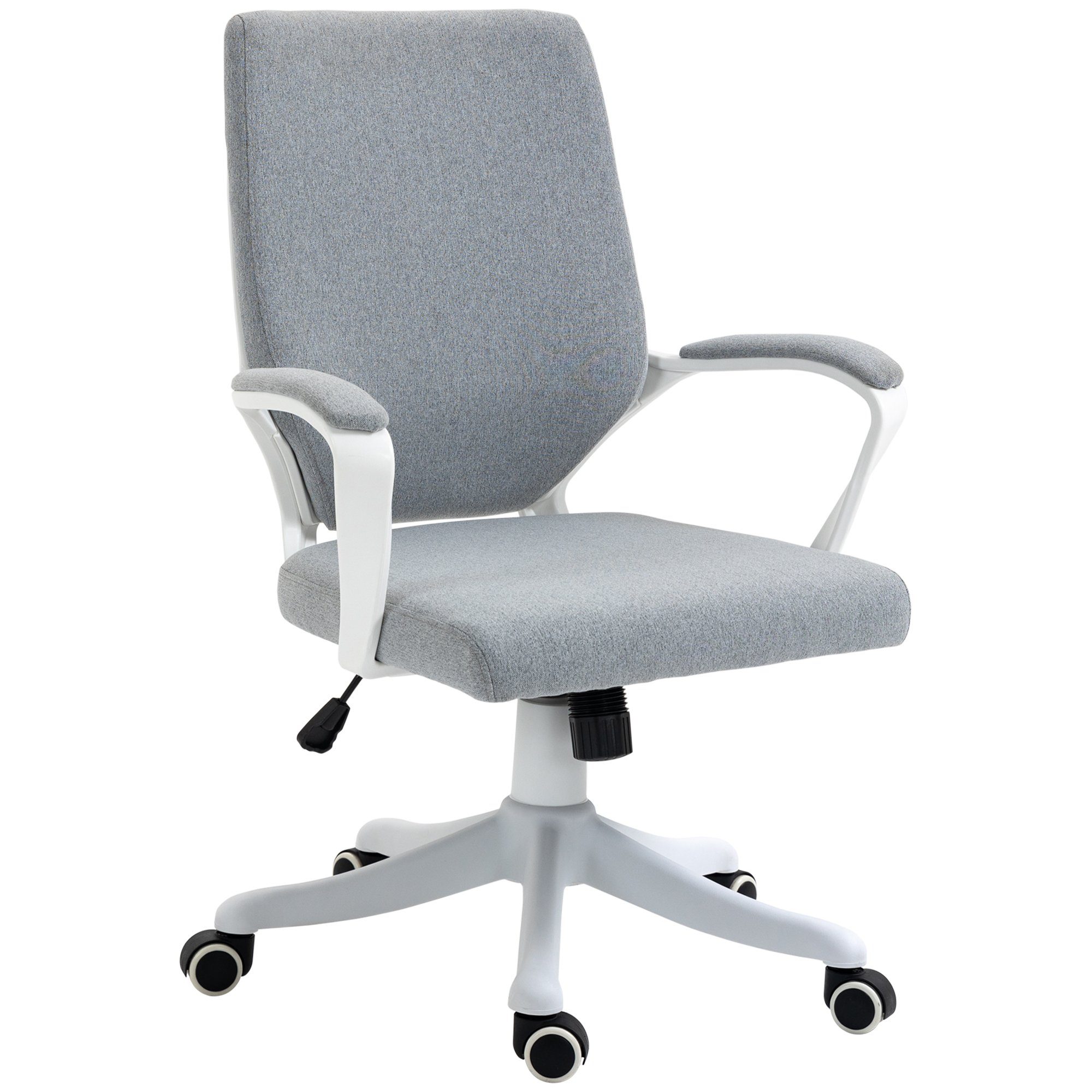 Vinsetto Bürostuhl Schreibtischstuhl Home-Office-Stuhl mit Wippenfunktion (set, Sitzhöhe Verstellbare 1 St)