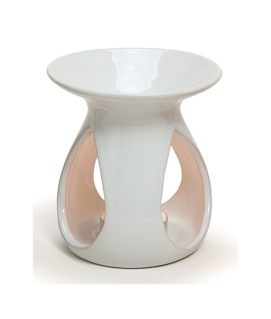 Aromalampe Levandeo® Keramik 11x10cm Duftlampe weiß Öllampe Duftlampe, -
