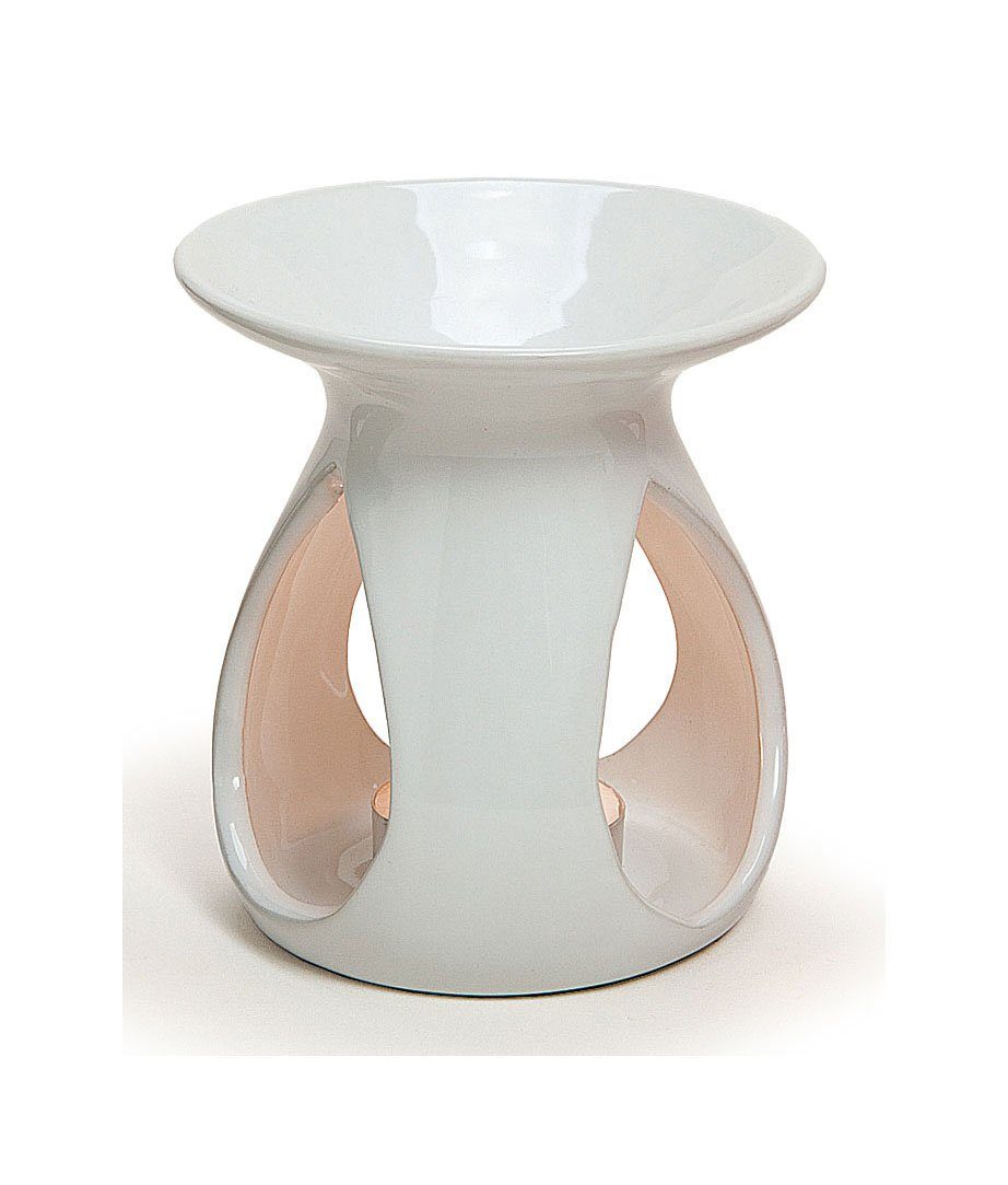Levandeo® Duftlampe, Duftlampe weiß - 11x10cm Keramik Öllampe Aromalampe günstig online kaufen