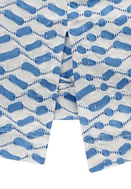 elanza T-Shirt Shirt Structure - 01/white-blue (1-tlg)