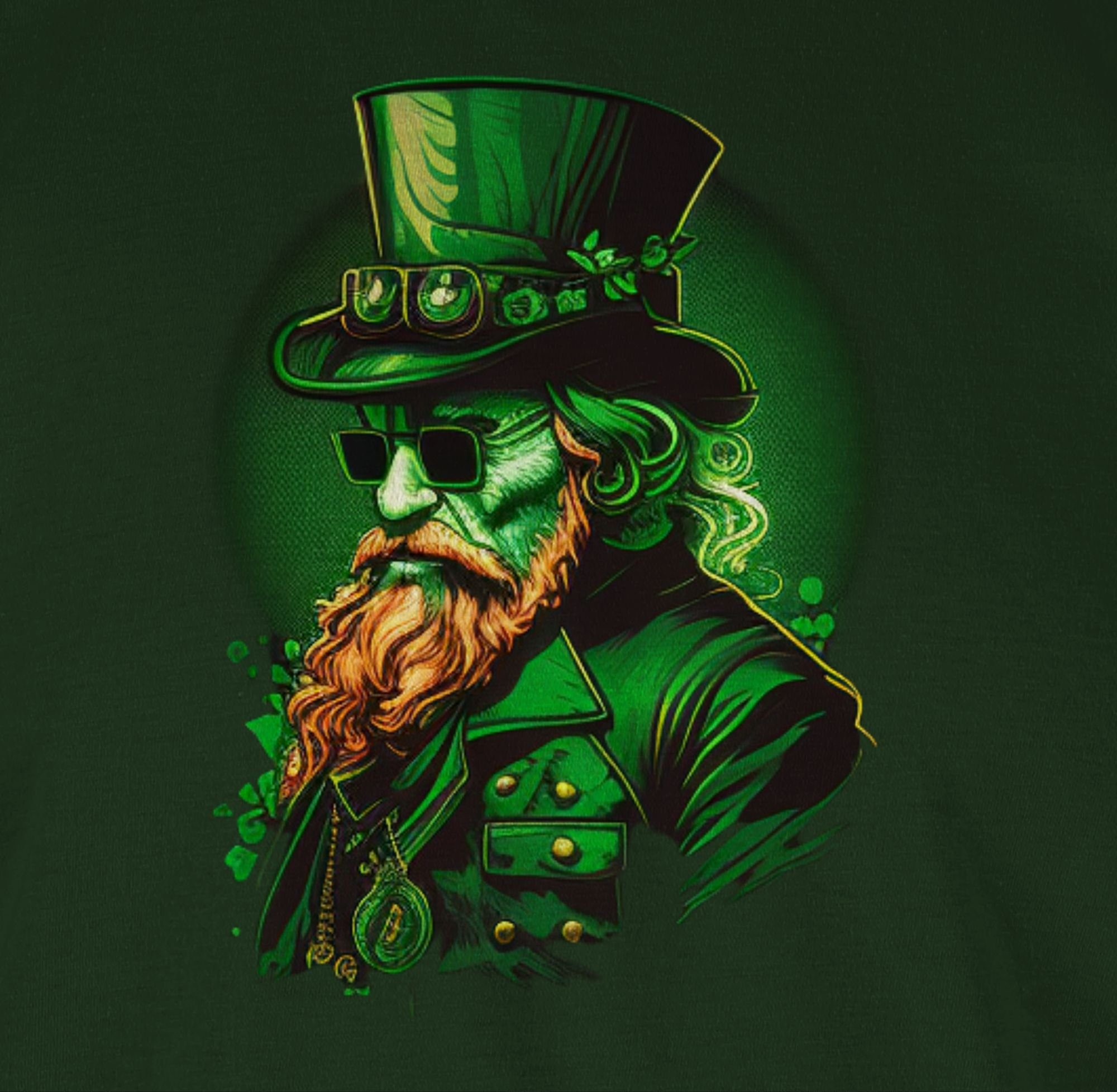 Shirtracer T-Shirt Shamrock Irland Kobold Irische St. Patricks Day