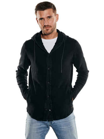 emilio adani Kapuzensweatjacke Sweatjacke mit Kapuze