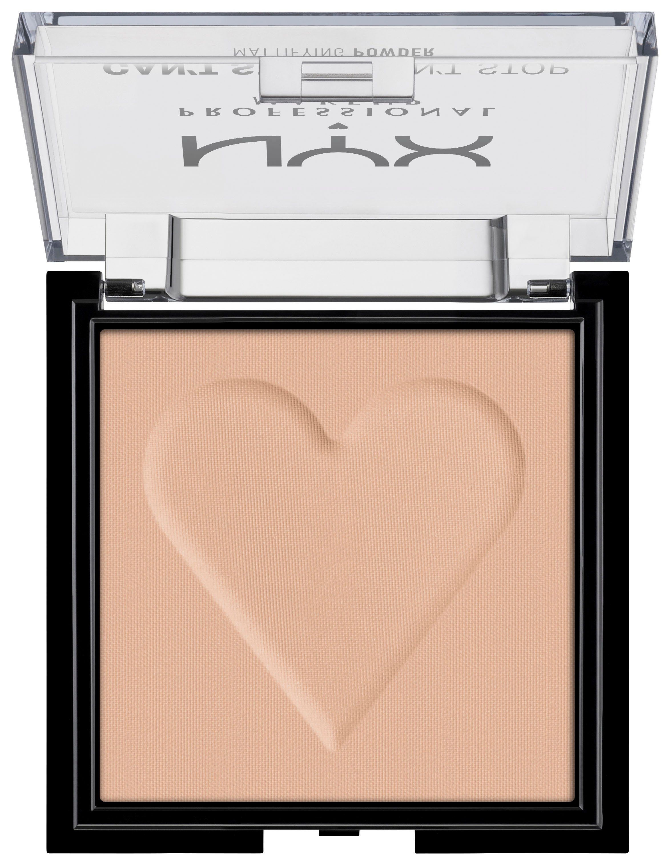 NYX PROFESSIONAL MAKEUP Puder CAN'T STOP WON'T STOP MATTIFYING POWDER, deckt zuverlässig, setzt sich nicht ab, mattierend