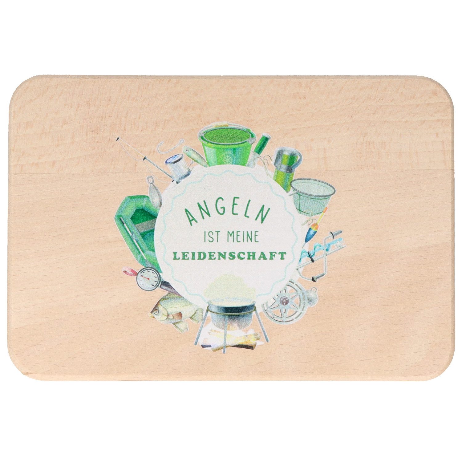 Spruchreif® Frühstücksbrett Frühstücksbrett aus Holz mit UV-Druck, Outdoor Geschenkidee