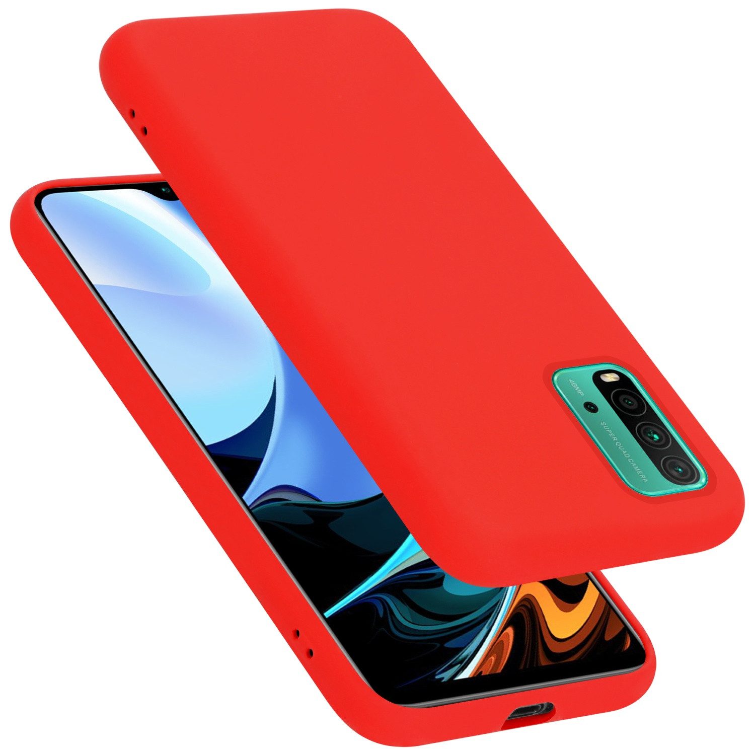 Cadorabo Handyhülle für Xiaomi RedMi 9T / POCO M3 Hülle Xiaomi RedMi 9T / POCO M3, Flexible Hülle TPU Silikon Schutzhülle Back Cover Case