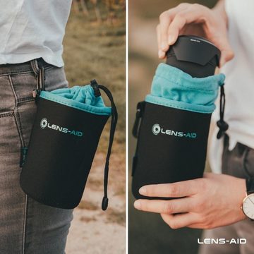 Lens-Aid Kameratasche Neopren Objektivbeutel mit Fleece-Fütterung Objektivtasche