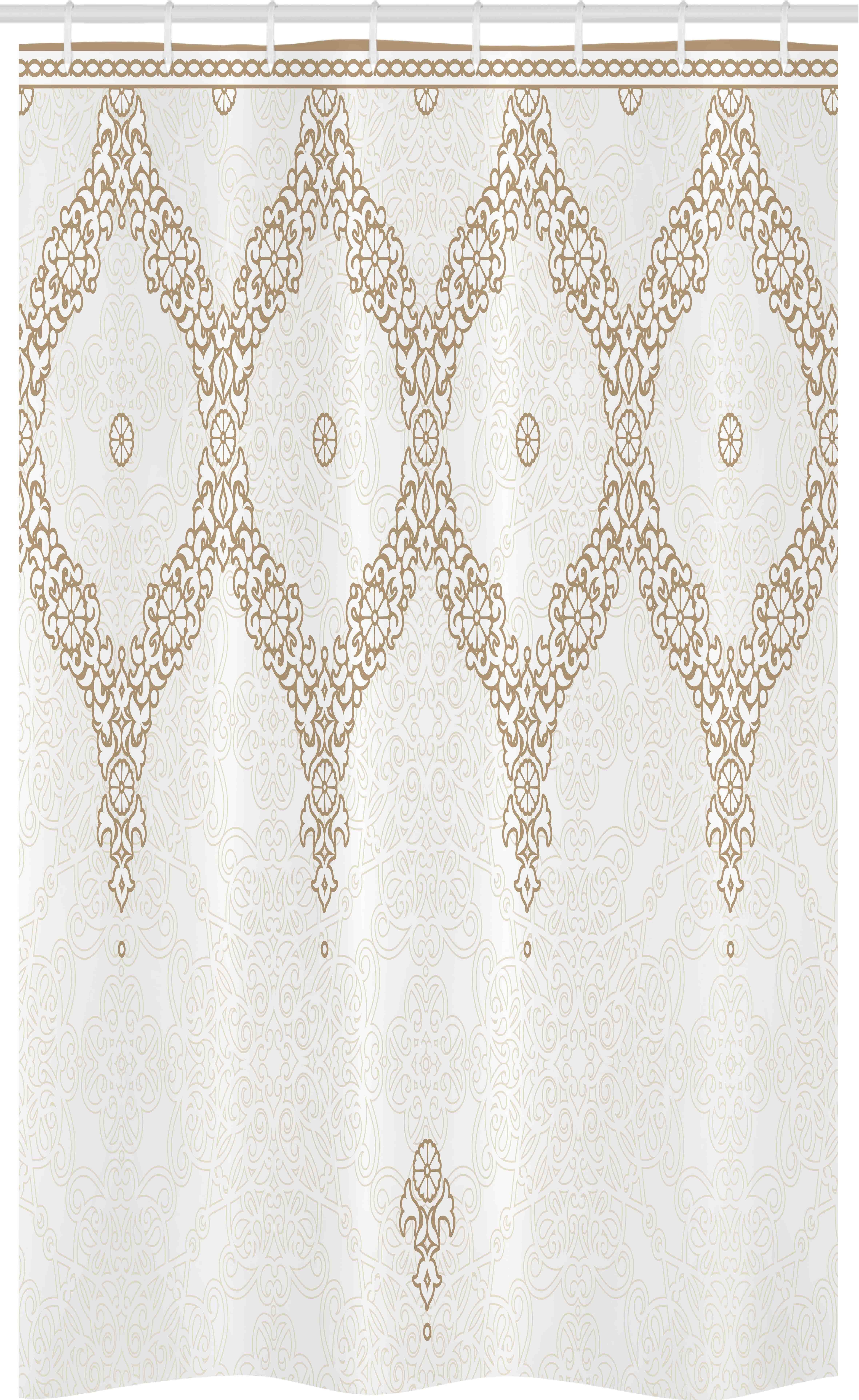 Abakuhaus Duschvorhang Badezimmer Deko Set aus Stoff mit Haken Breite 120 c günstig online kaufen