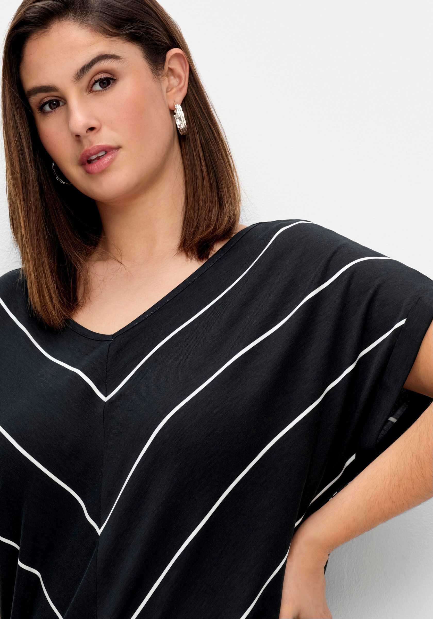 Sheego T-Shirt Streifenshirt günstig online kaufen