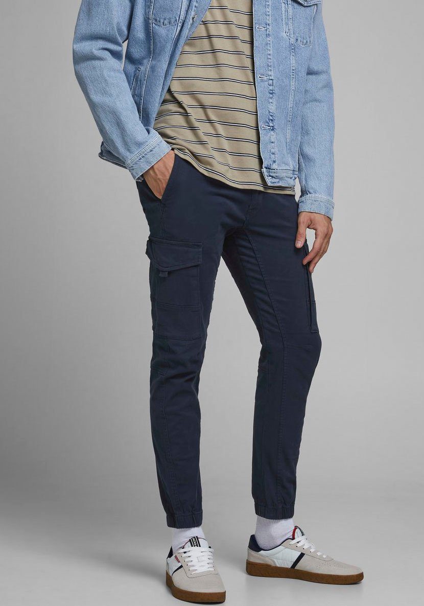 Jack & Jones Cargohose PAUL navy FLAKE