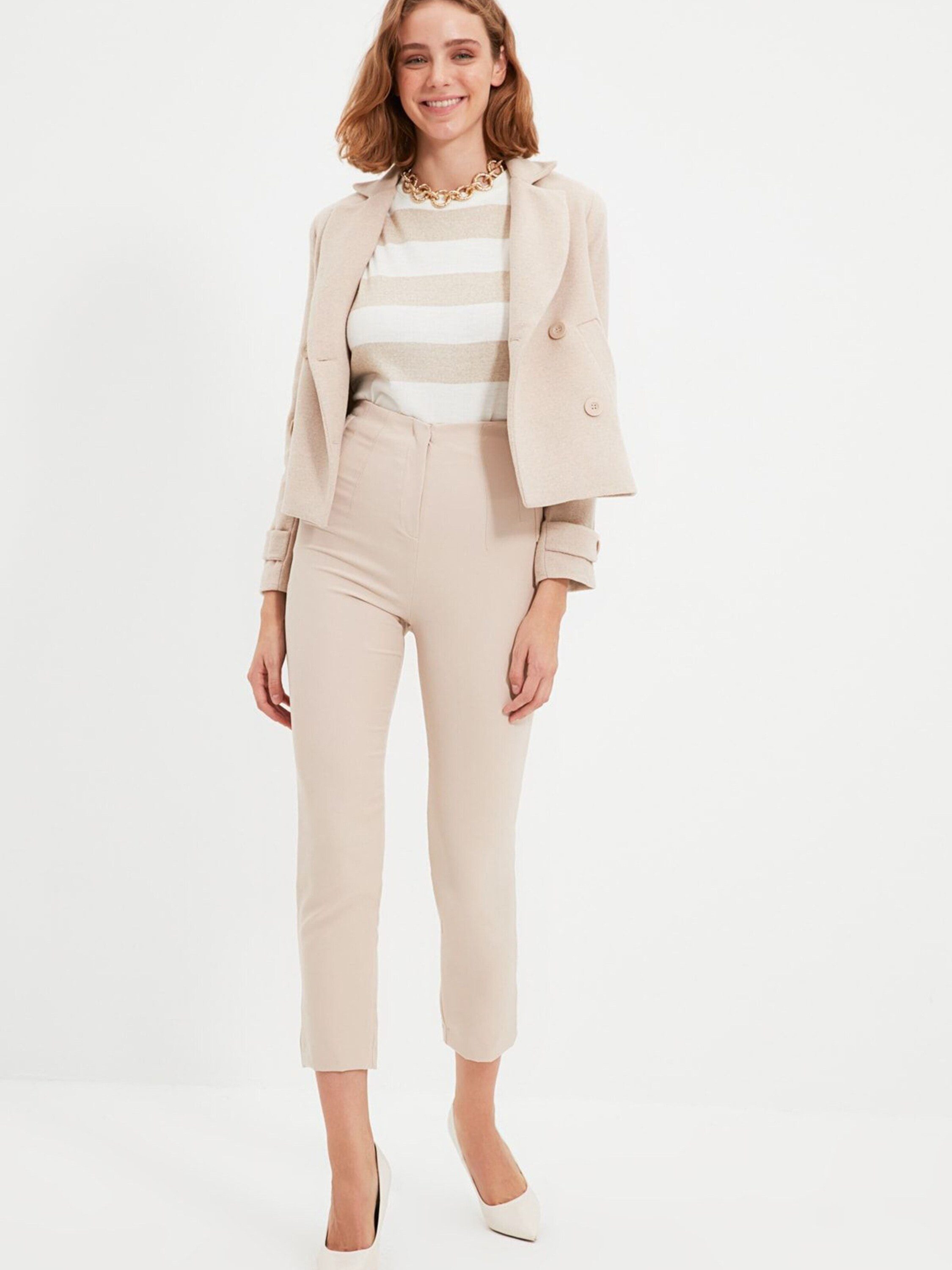 Trendyol 7/8-Hose (1-tlg) Plain/ohne Details günstig online kaufen