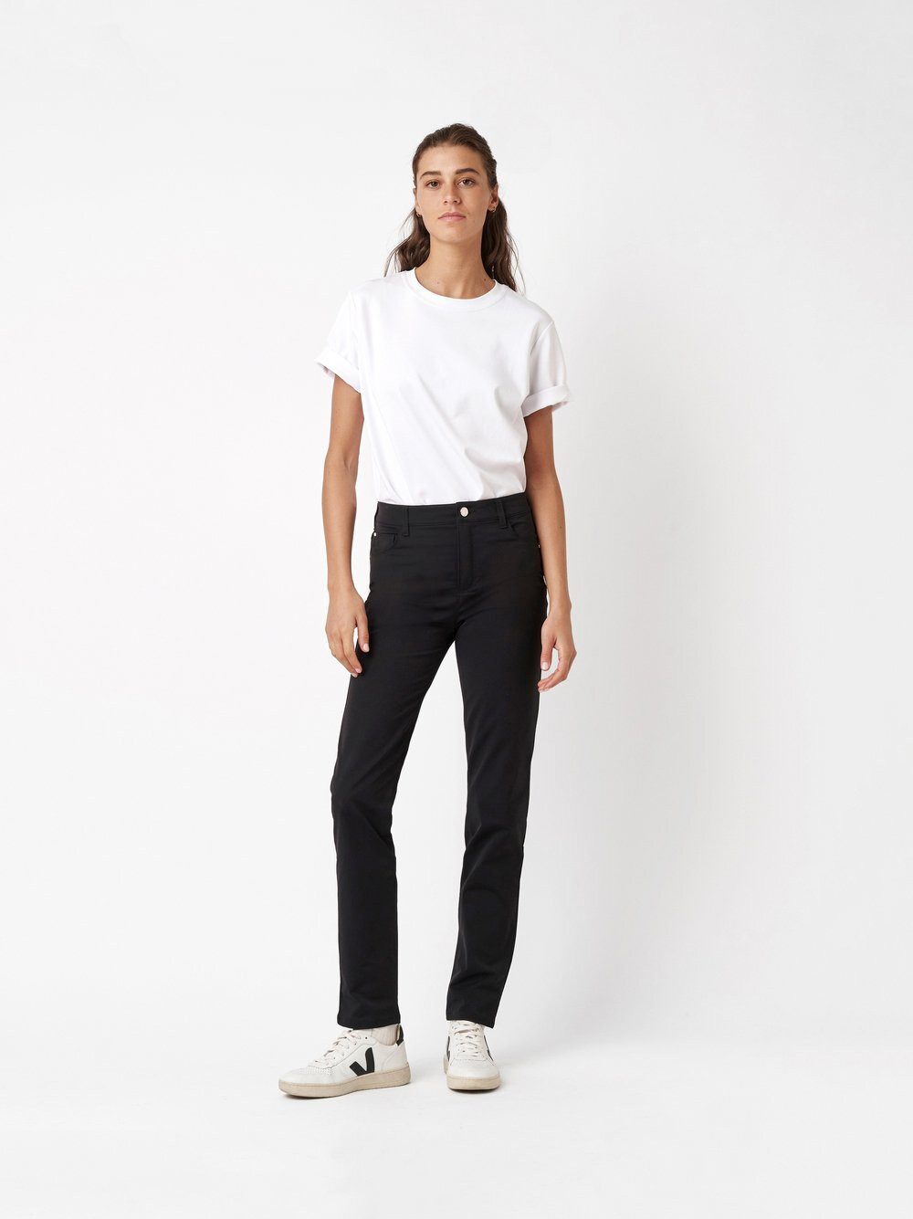 ROSNER Röhrenhose Audrey_003 (1-tlg) aus pflegeleichtem Techno-Stretch günstig online kaufen