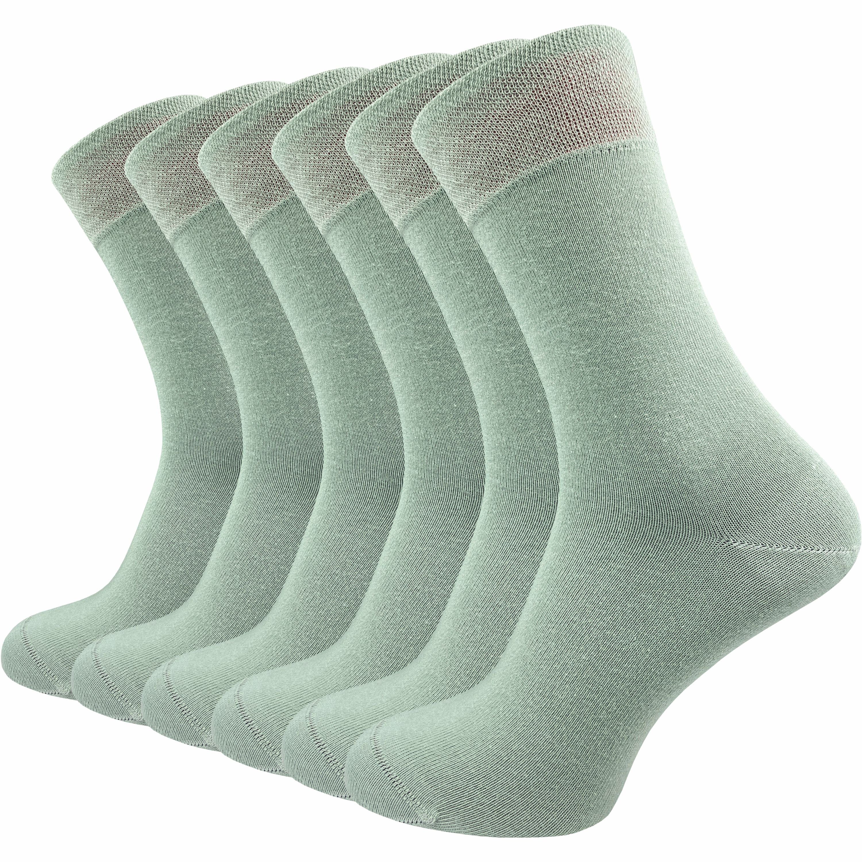 GAWILO Socken für Herren - Premium Komfortbund ohne drückende Naht (6 Paar) Weiche Socken aus hochwertiger, doppelt gekämmter Baumwolle