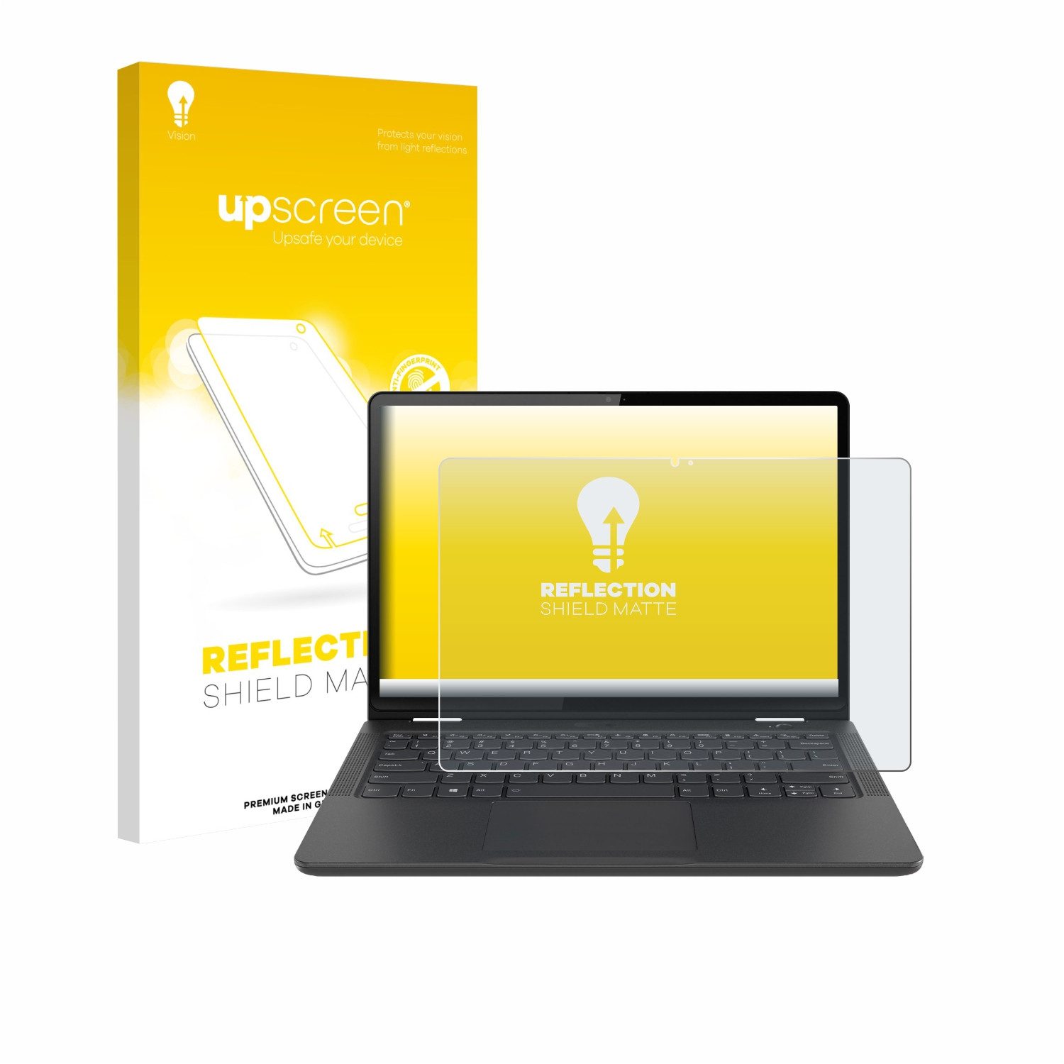 upscreen Displayschutzfolie Schutzfolie für Lenovo 13w Yoga Gen 2, Displayschutz Schutz Folie Matt Entspiegelungsfolie