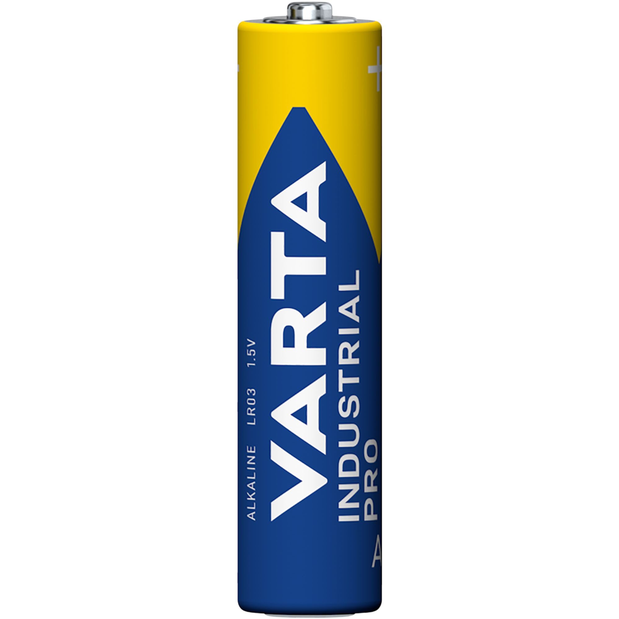 VARTA AAA Batterien LR03 Industrial Pro Micro 40 Stück Batterie, (1.5V V), Alkaline, lange Lagerfähigkeit, umweltfreundlich verpackt, Vorratspack