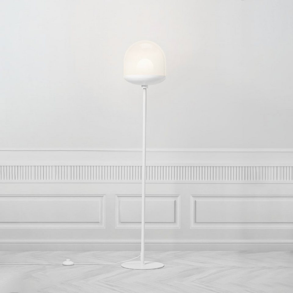 Nordlux Stehlampe MAGIA, ohne Leuchtmittel, mundgeblasenes Glas mit  Farbverlauf, abnehmbarer Diffusor, Fassung: E27
