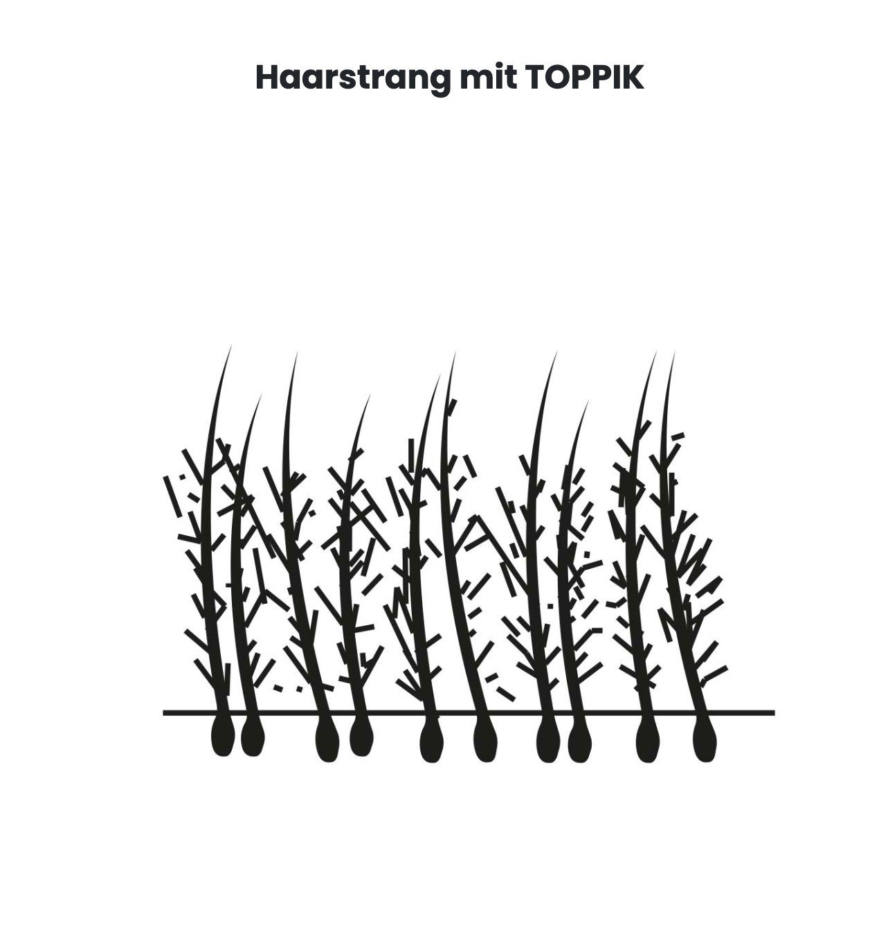 TOPPIK Haarstyling-Set TOPPIK 55 g. - Streuhaar, Haarverdichtung, Schütthaar, Haarfasern, Puder, Hair Fibers