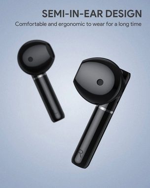 AUKEY EP-T29 Bluetooth-Kopfhörer (Voice Assistant, Bluetooth, 13mm Treiber, Touch-Control, IPX6, 20h Akku, USB-C)