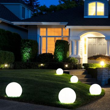 etc-shop LED Gartenleuchte, LED-Leuchtmittel fest verbaut, LED Solar Garten Steck Lampe Terrassen Beleuchtung Außen Erdspieß
