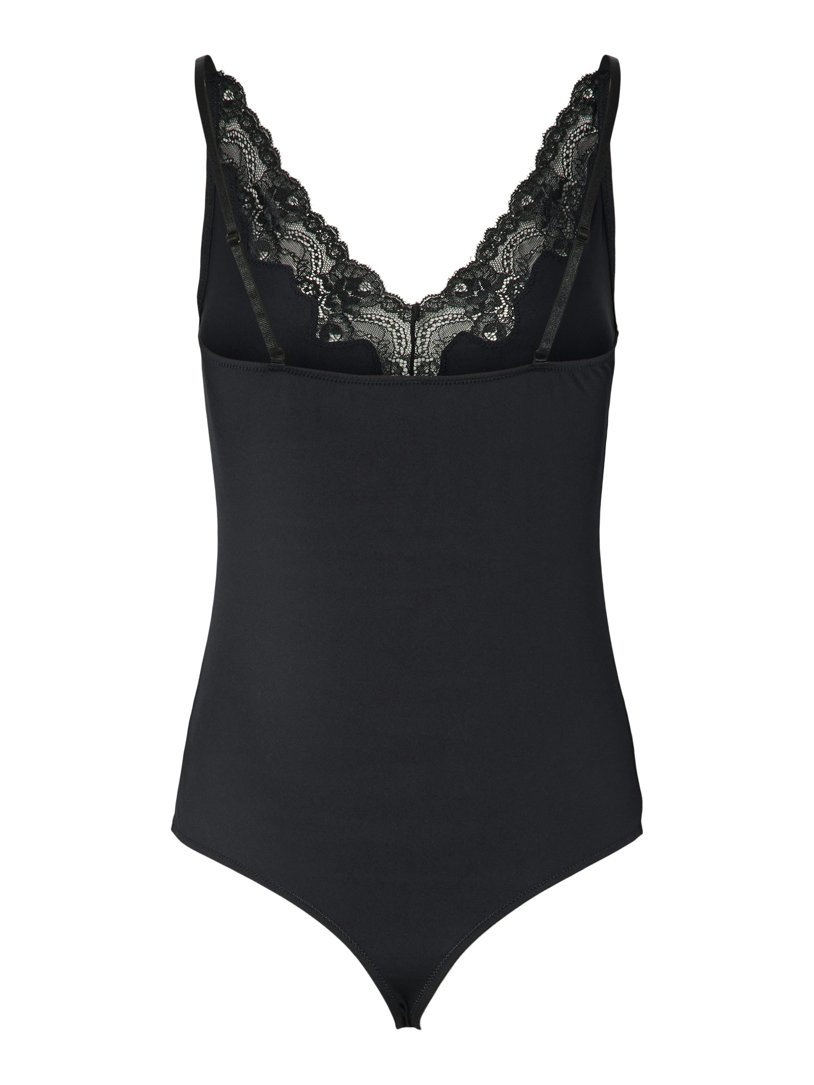 pieces Body PCLILI SL LACE BODYSTOCKING NOOS