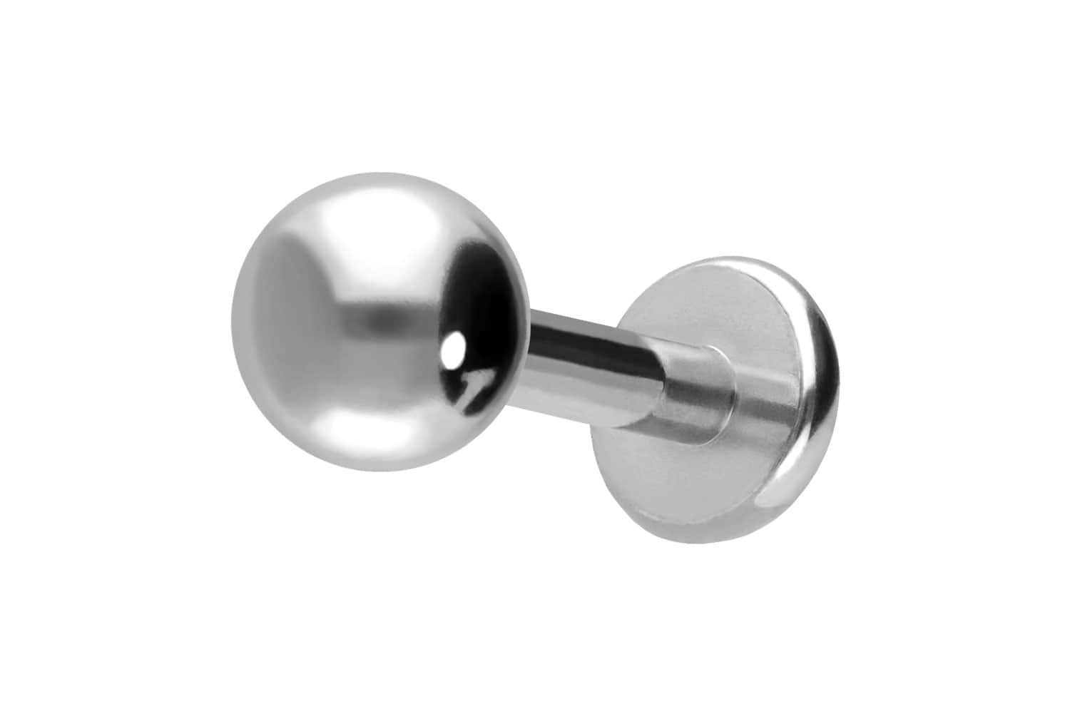 Piercing-Set Titan Labret mit Innengewinde
