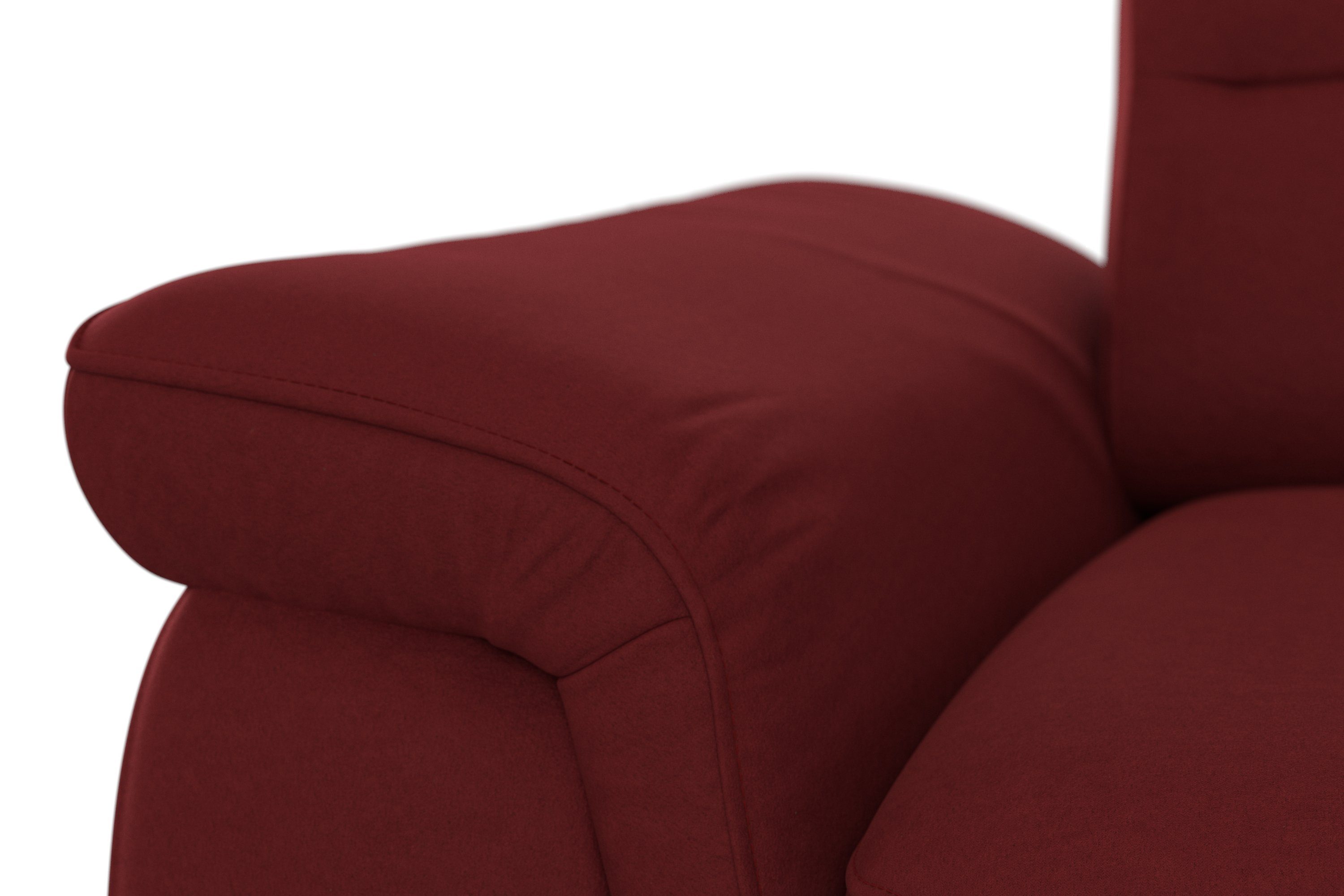 Recamiere, und Kopfteilverstellung optional mit Armteilfunktion Ecksofa Sinatra, sit&more mit