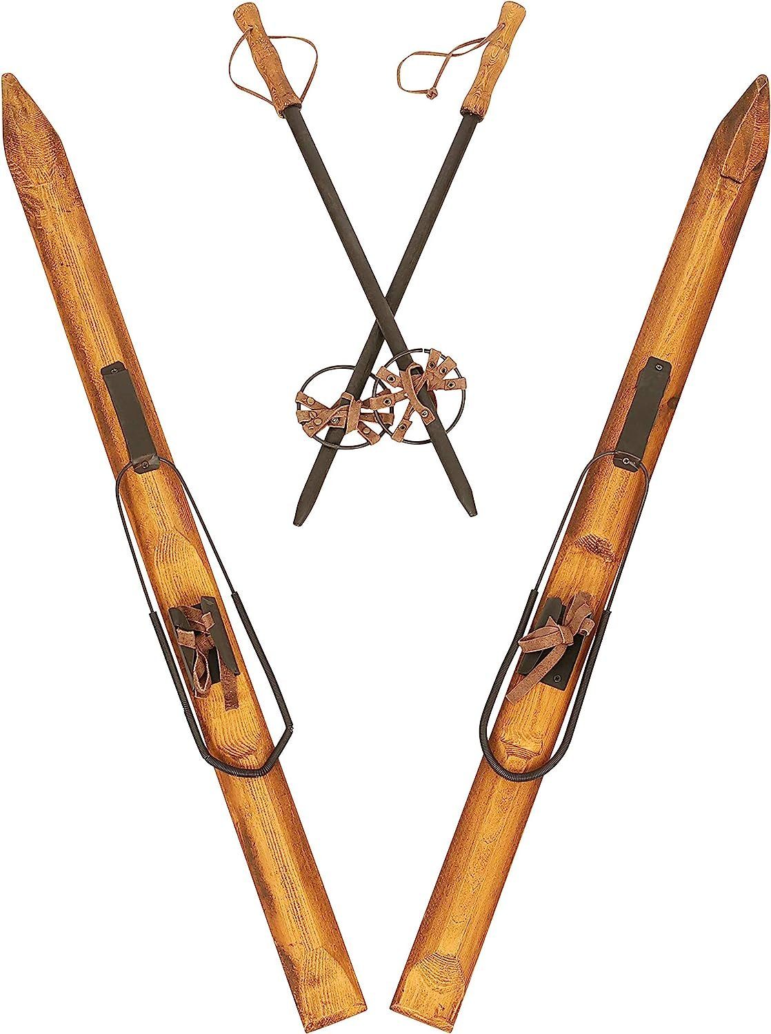 Christmas Paradise Wanddekoobjekt Deko Ski aus Holz 90cm XL Weihnachtsdeko günstig online kaufen