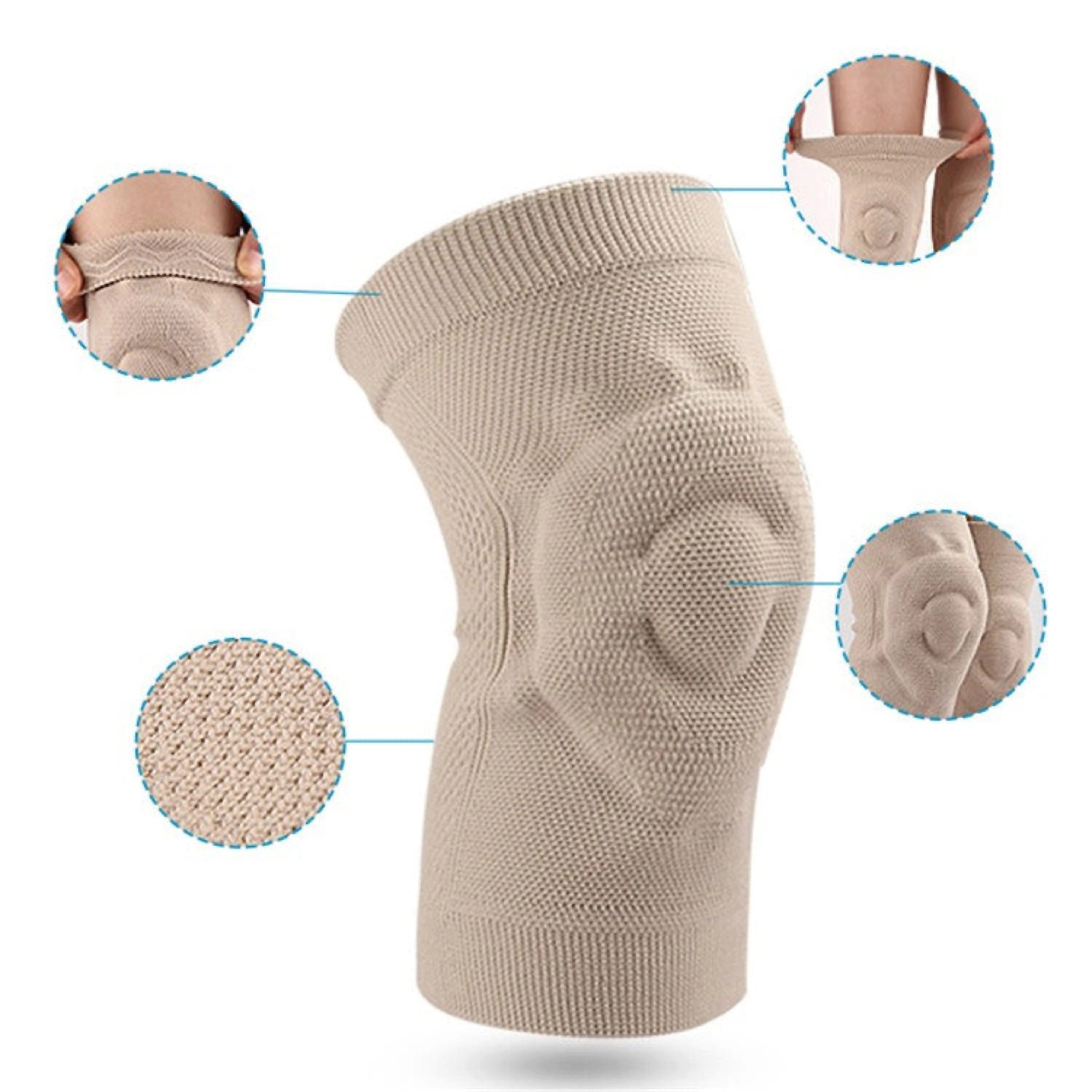 Sport-Knight® Kniebandage Kniebandagen mit 3D-Kompression & Polsterung, Atmungsaktiv
