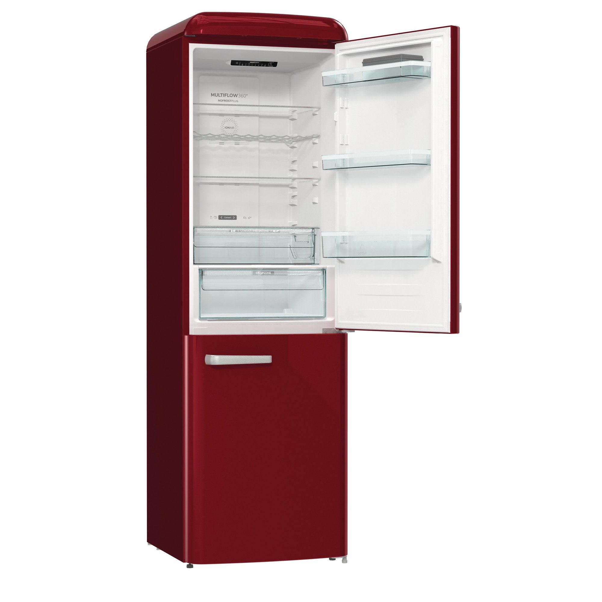 breit, FastFreeze, Display, 360° ONRK619ER, 60 IonAir hoch, NoFrostPlus, LED GORENJE und Kühlschrank cm cm MultiFlow 194