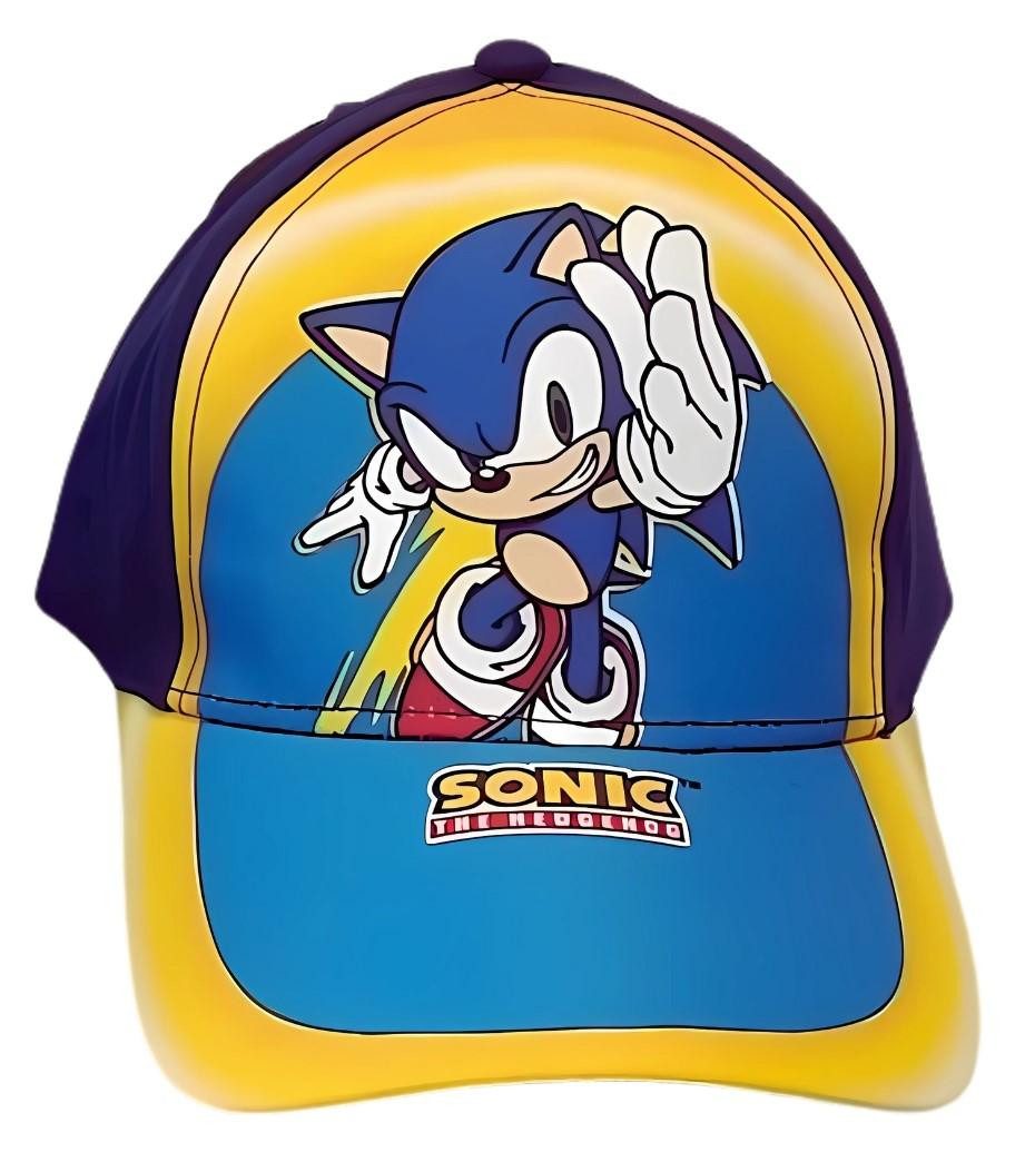 Sonic SEGA Fitted Cap SONIC the Hedgehog Cap Kinder Schirmmütze Cappy Kita, Schule Sonic Basecap