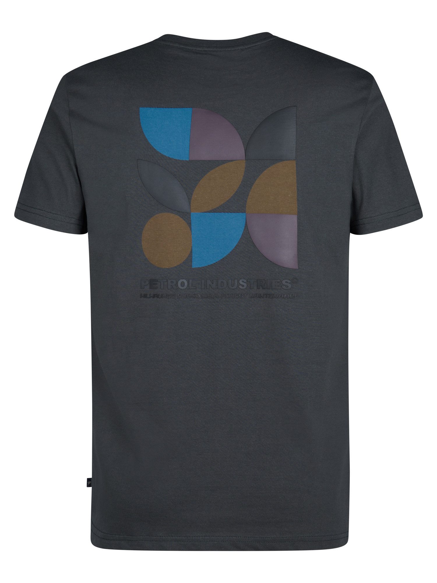 Petrol Industries T-Shirt - stilvolles Kurzarmshirt mit Front- und Backprin günstig online kaufen