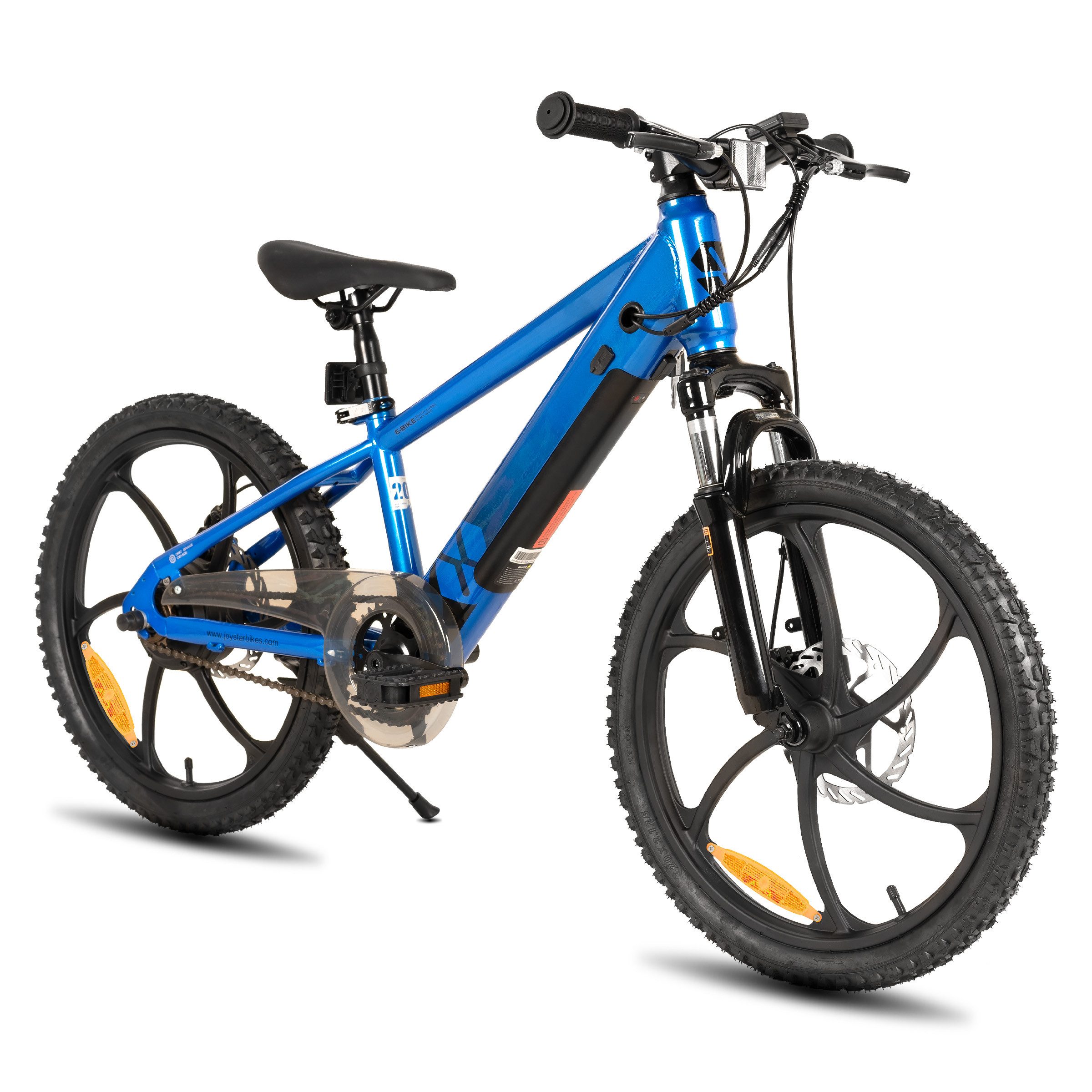 HILAND E-Bike E-Mountainbike 20 Zoll 24V 250W, Einheitsreifen & entnehmbarer Akku, Heckmotor, 124,8 Wh