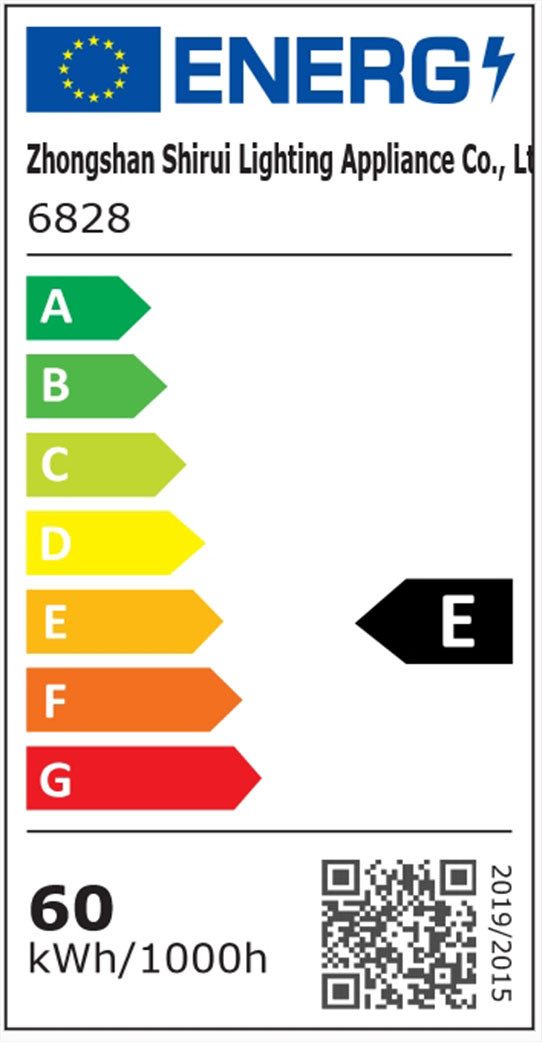 Energieeffizienzklasse: 