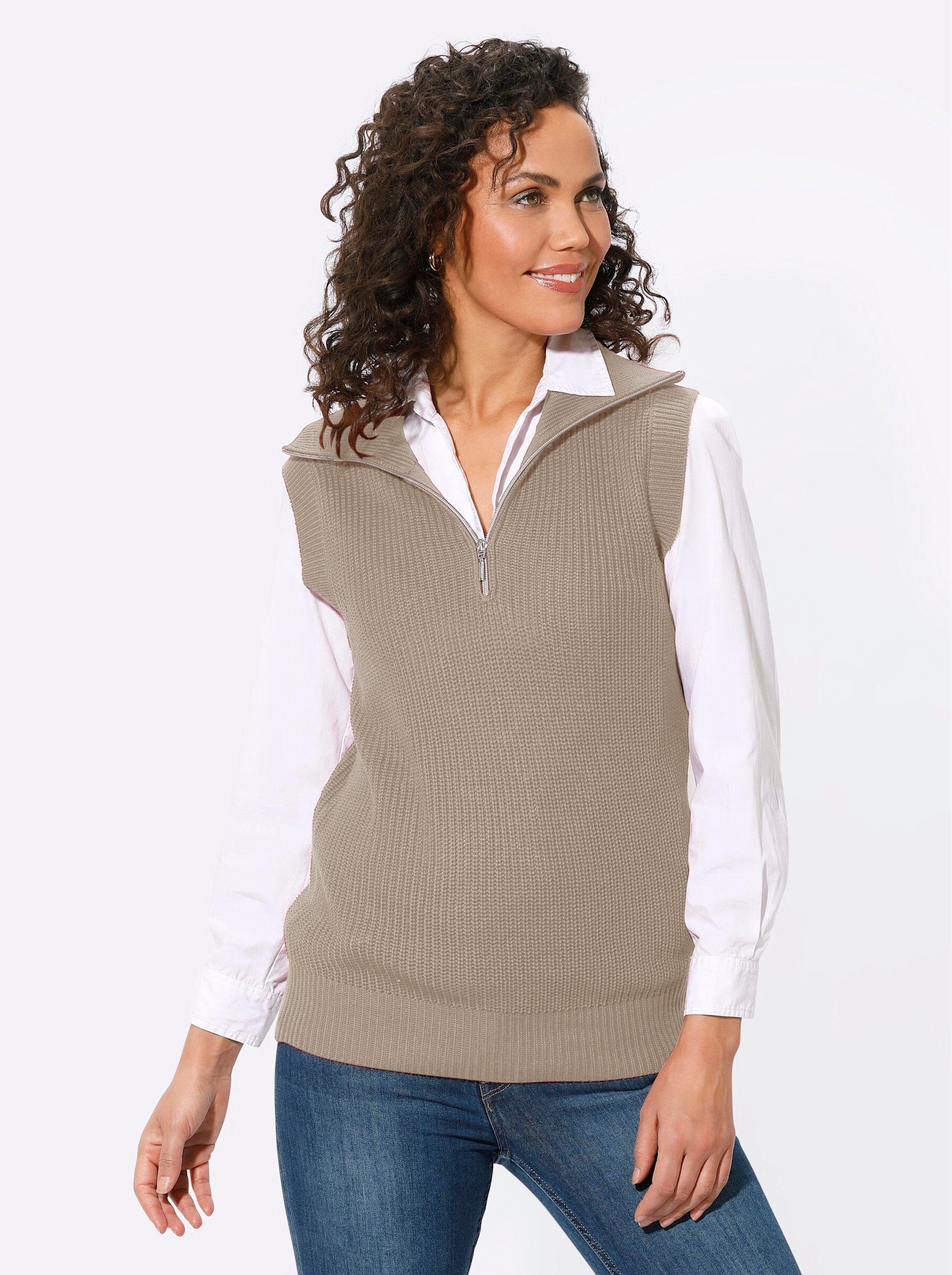 Strickpullover Pullunder