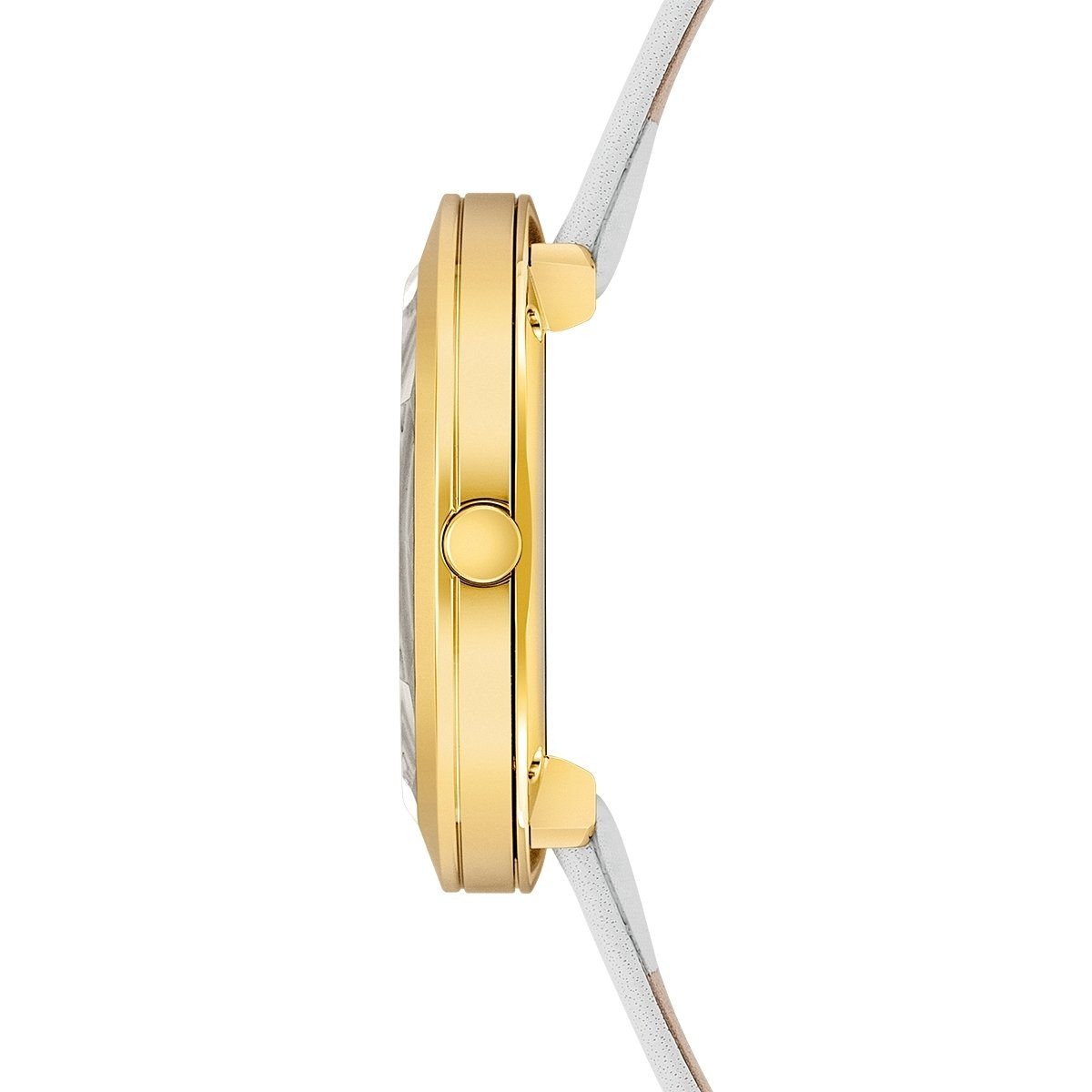 Rhodenwald & Söhne Quarzuhr Lucrezia gelbgold, aus Edelstahl