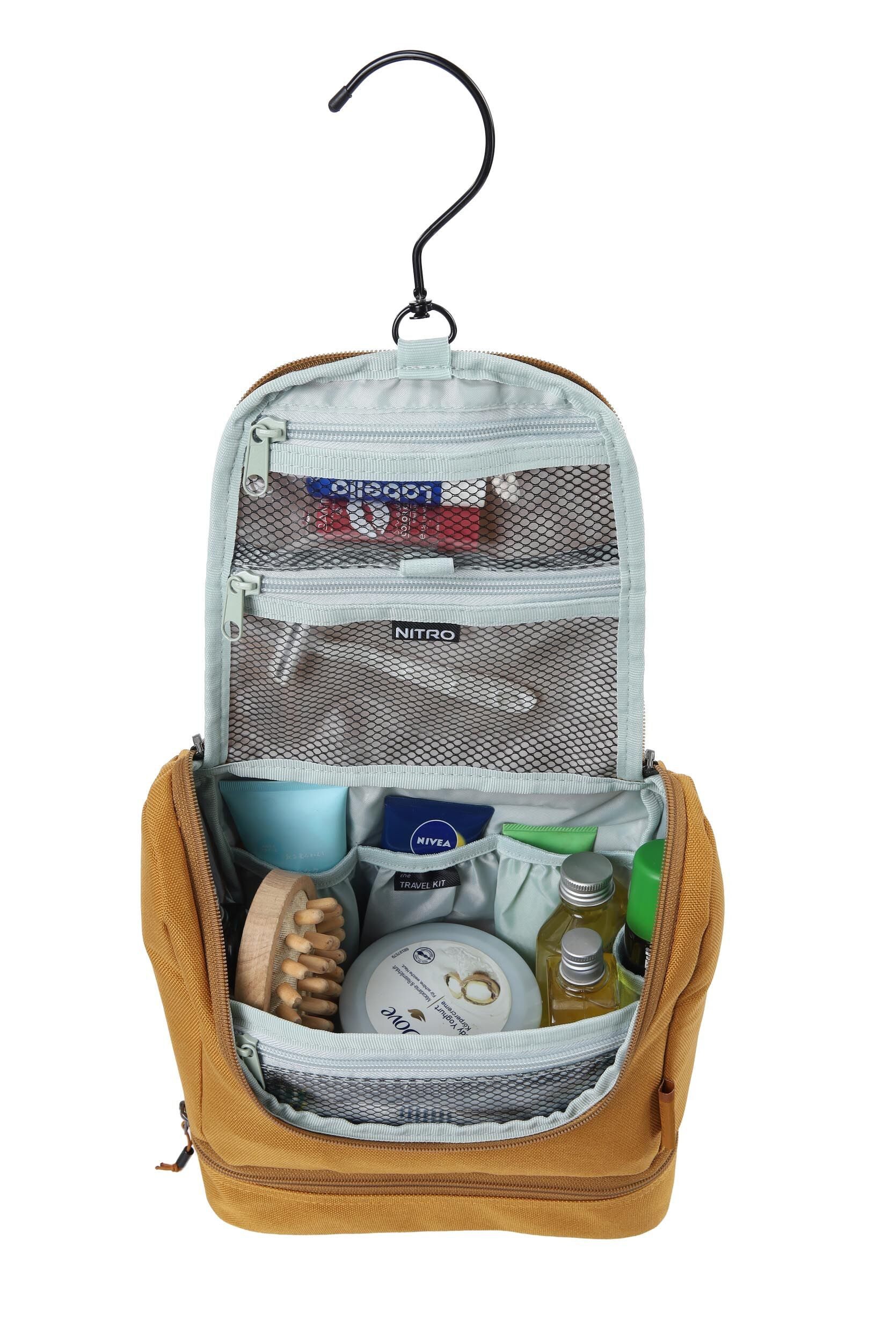 NITRO Kosmetiktasche Kulturtasche TRAVEL KIT, mit diversen RV-Taschen