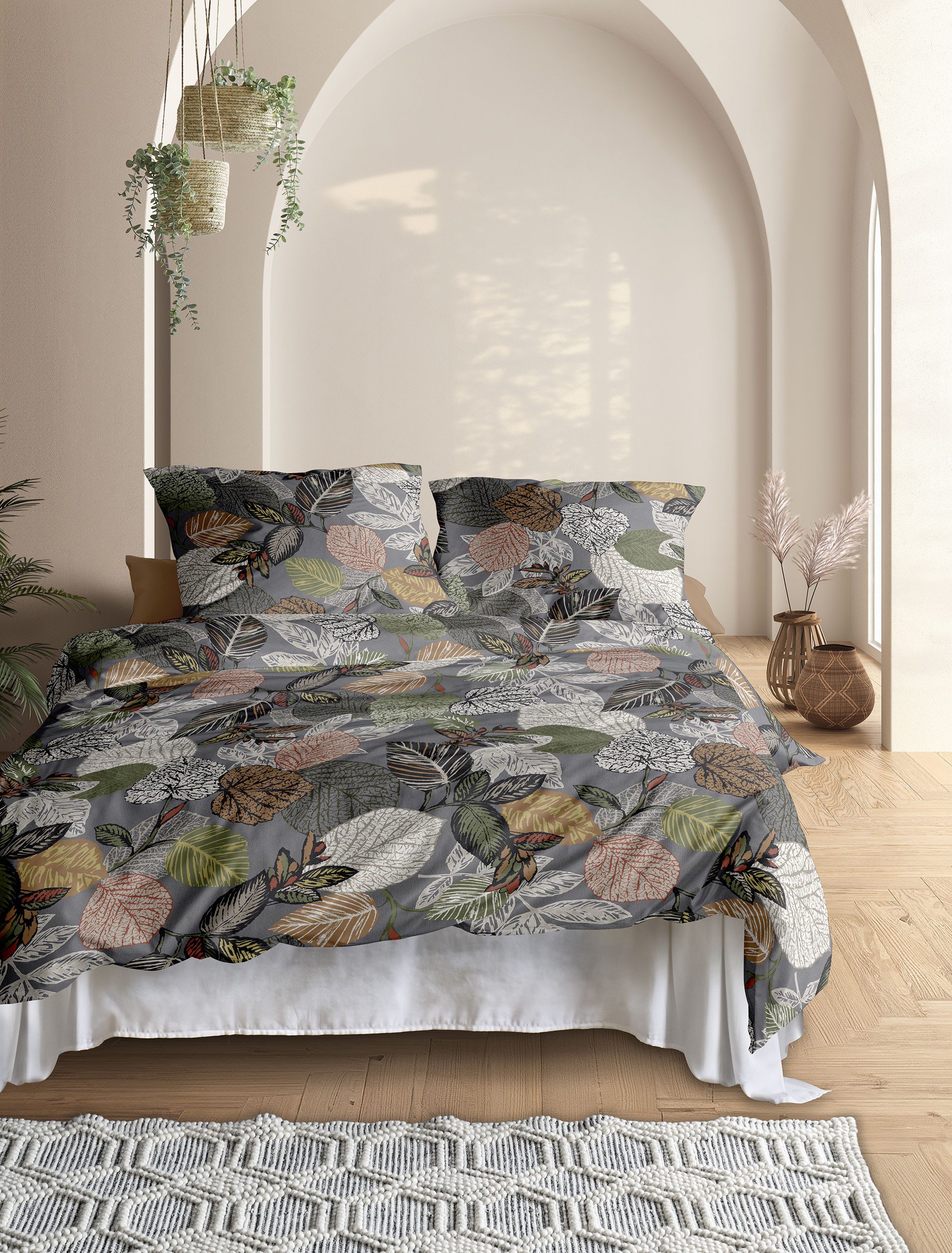 Irisette Bettwäsche Irisette Mako Satin Bettwäsche Wave, Mako-Satin, besonders feinfädige Baumwolle