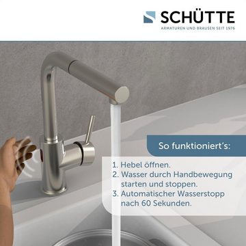 Schütte Spültischarmatur VITAL (1-St) Infrarottechnologie/Cold-Start-Fkt./360° schwenkbar /Eco-Click-Fkt.