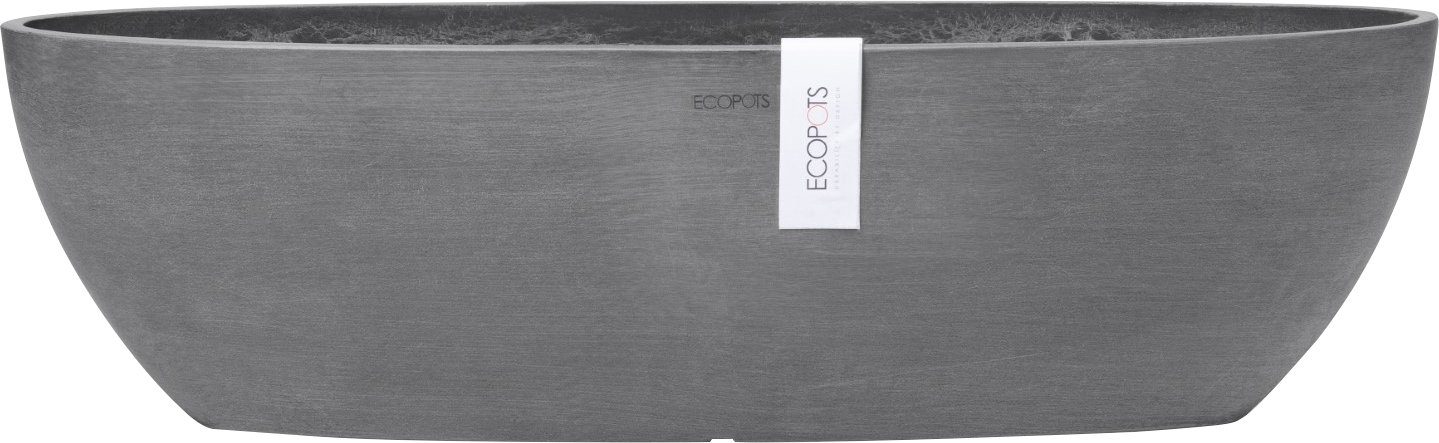 ECOPOTS Blumentopf SOFIA LONG Grey, BxTxH: 14x14x16 cm