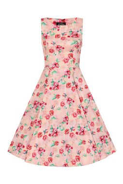 Hearts & Roses London A-Linien-Kleid Leah Floral Swing Dress Rockabella Vintage Retro