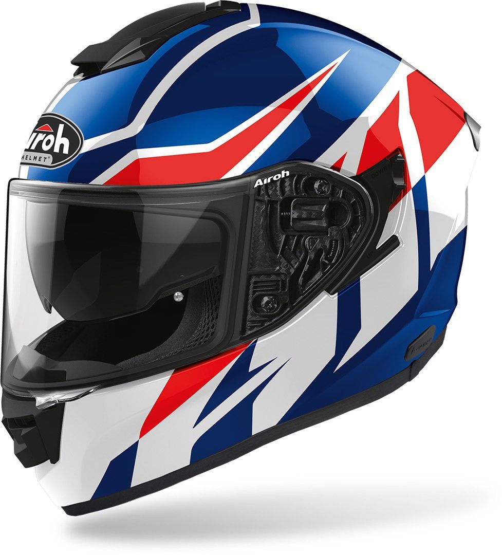 Airoh Motorradhelm ST 501 Frost Helm, integriertes Sonnenvisier