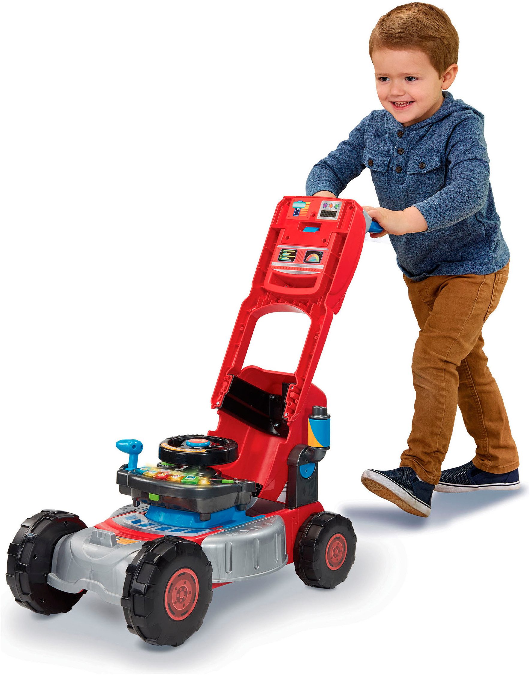 Vtech® Lernspielzeug Babys 3-in-1 Traktor & Rasenmäher – Bild 4 von 5