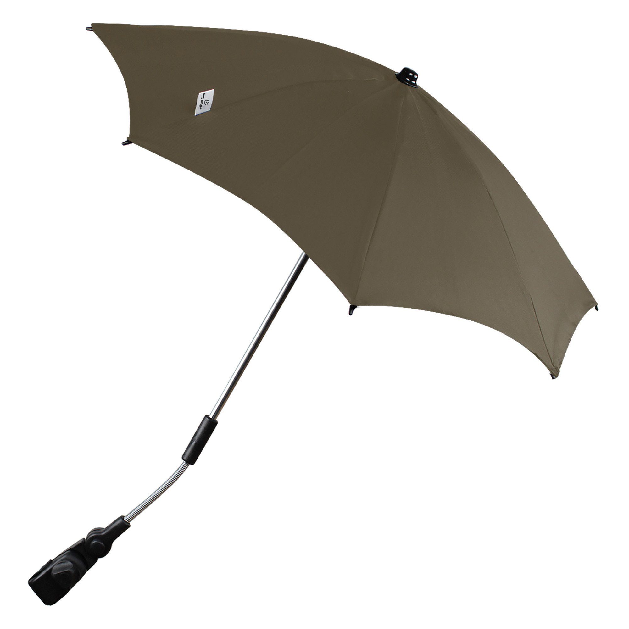 bergsteiger Kinderwagenschirm Sonnenschirm für Kinderwagen & Buggy, Schirm, UV Sonnenschutz 50+ coffee | Regenschirme