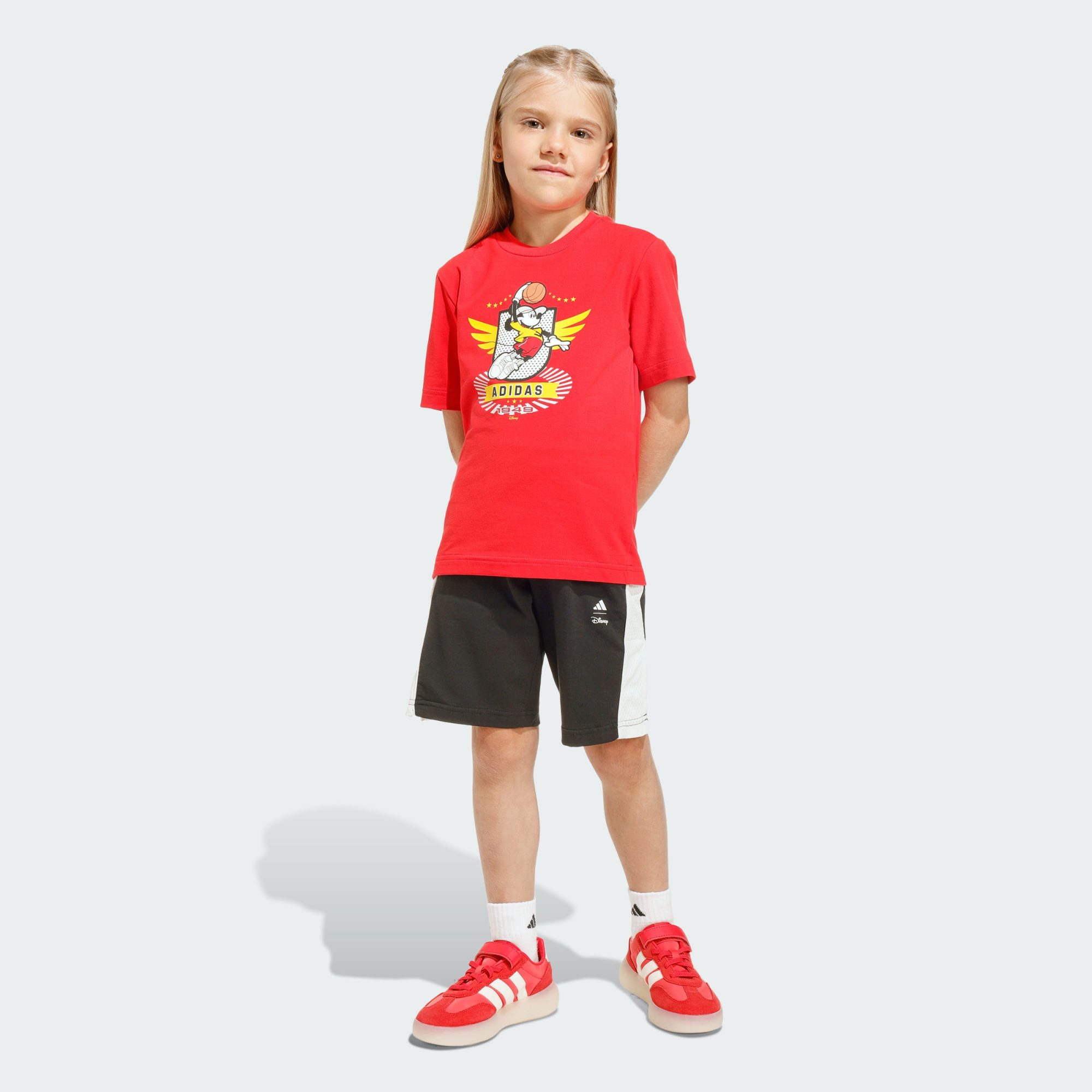 adidas Sportswear T-Shirt ADIDAS DISNEY MICKY MAUS T-SHIRT-SET (1-tlg)