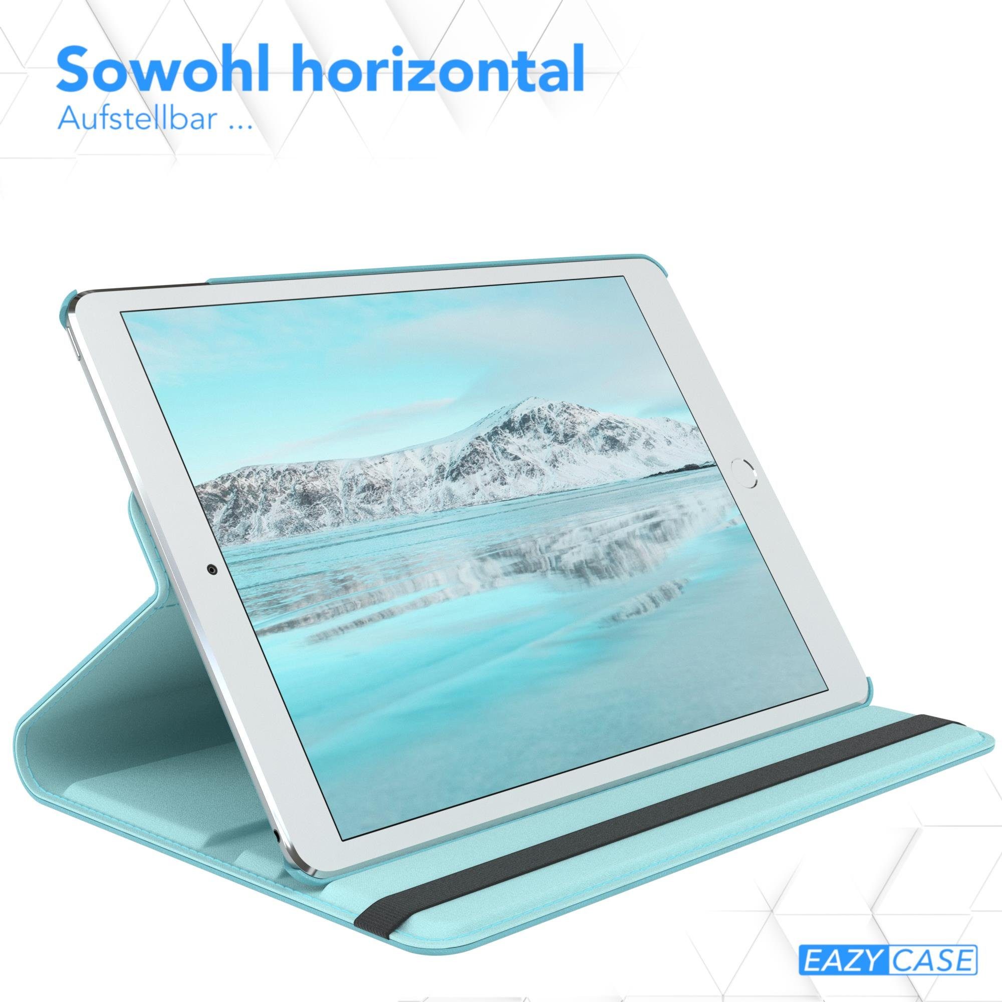 EAZY CASE Tablet-Hülle Rotationcase für iPad Air 1 & 5./6. Gen. 2017/2018 9,7 Zoll, Schutzasche für Tablets Flipcase Hülle Kratzschutz Displayschutz Blau – Bild 4 von 5