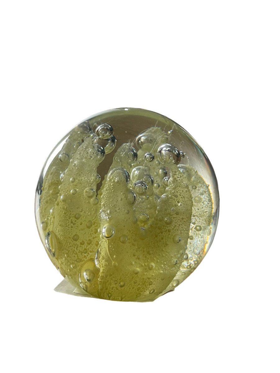 Dirk Davids Leuchten GmbH Ornament Ornament Glas Koralle Gelb Briefbeschwerer Meer Pflanzen Ornament – Bild 4 von 4