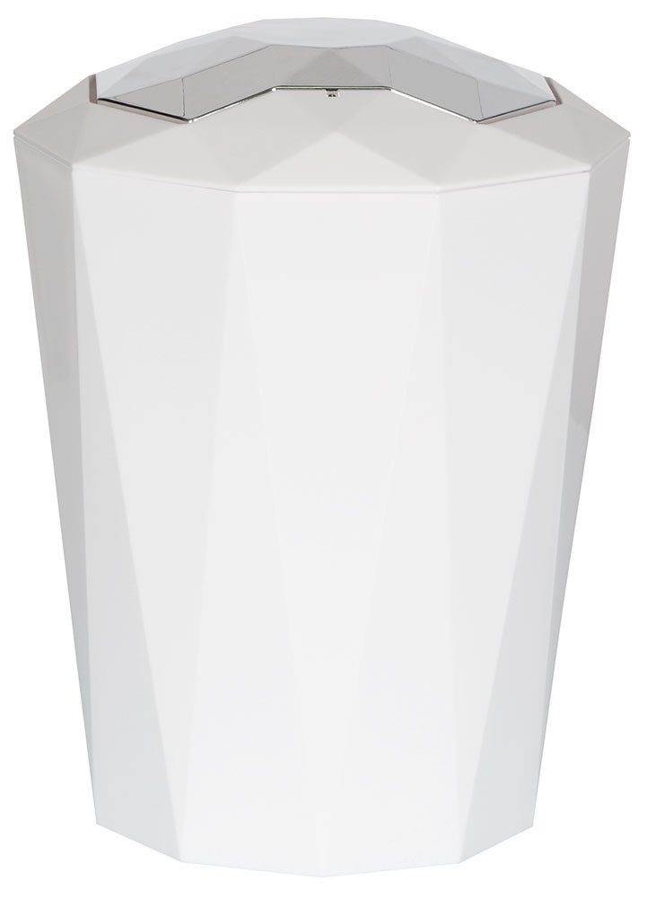 spirella Kosmetikeimer Spirella Design Kosmetikeimer "Crystal" mit Schwingdeckel 5 Liter