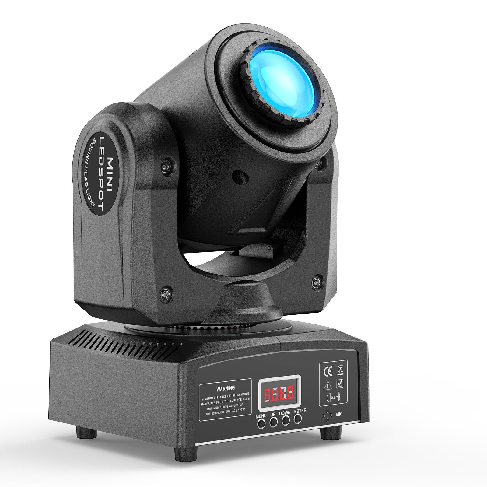 ZonQoonz Discolicht 120-W-Strahl-Moving-Head-Licht mit Muster für Konzert Party Hochzeit