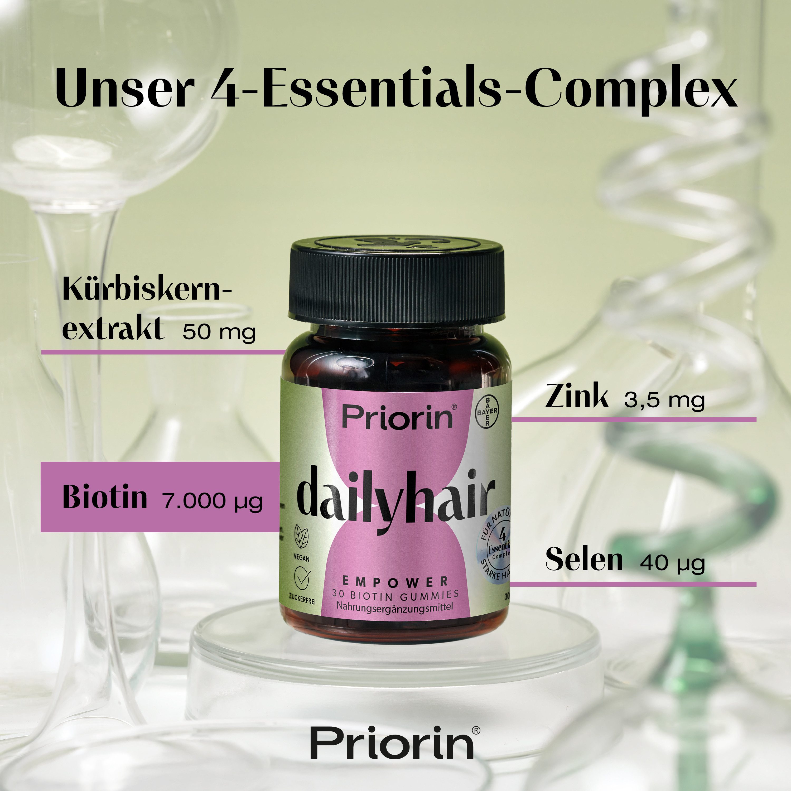 Priorin® dailyhair EMPOWER Gummies, 30 St., 81.0 g