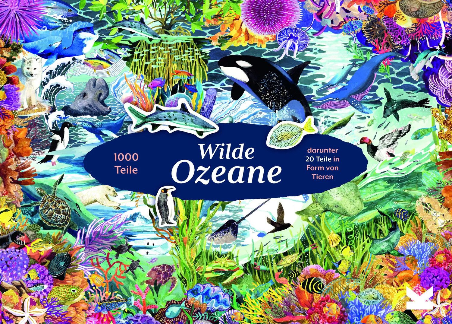 Laurence King Пазлы Wilde Ozeane, 1000 Пазлыteile