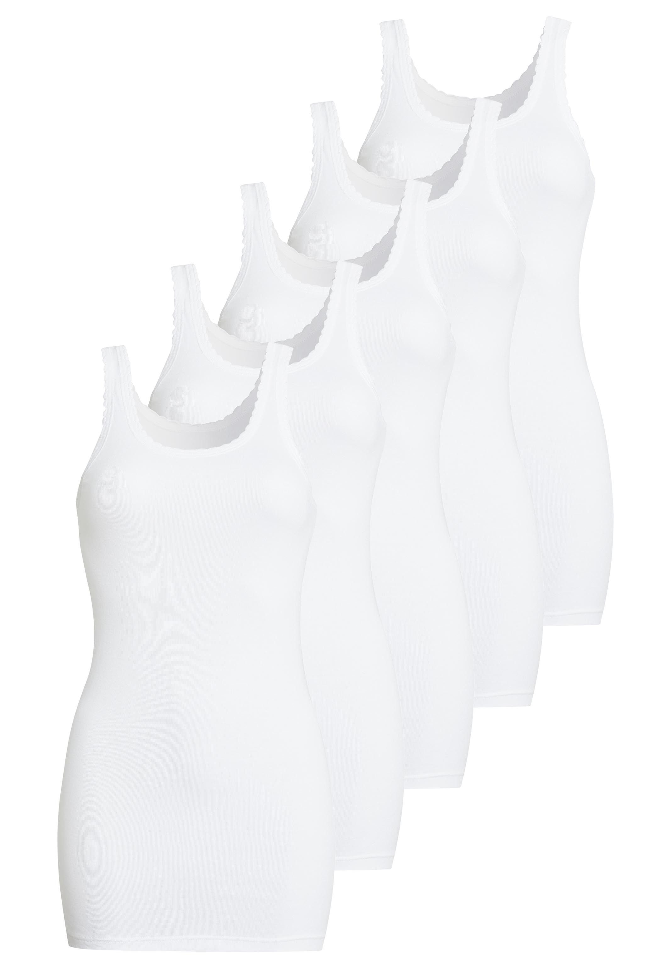 conta Unterhemd 5er Pack Basic (Spar-Set, 5-St) Unterhemd / Top - Baumwolle - Atmungsaktiv